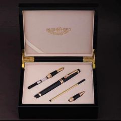 钢笔高档礼盒套装龙夹商务三件套男士成功人士练字礼品钢笔